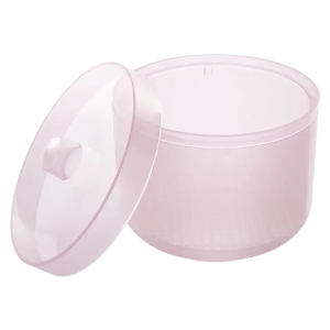 Sterilisationsbox - Desinfektionsschale 3-teilig Rosa transparent